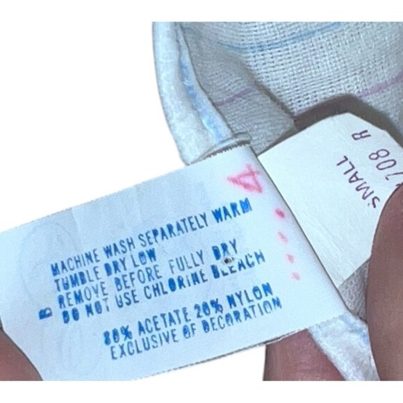 Vintage 70's Long Sleeve Floral Lace Night Gown Sz Small White & Multi Ankle - Picture 5 of 15